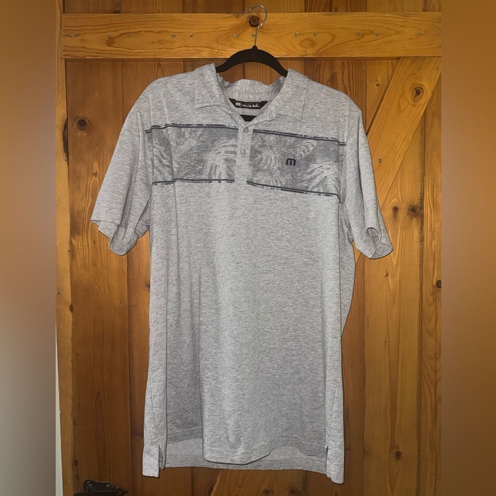Travis Mathew make camp Light Gray Polo Golf Shirt
